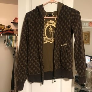 Reversible Volcom Zip Up